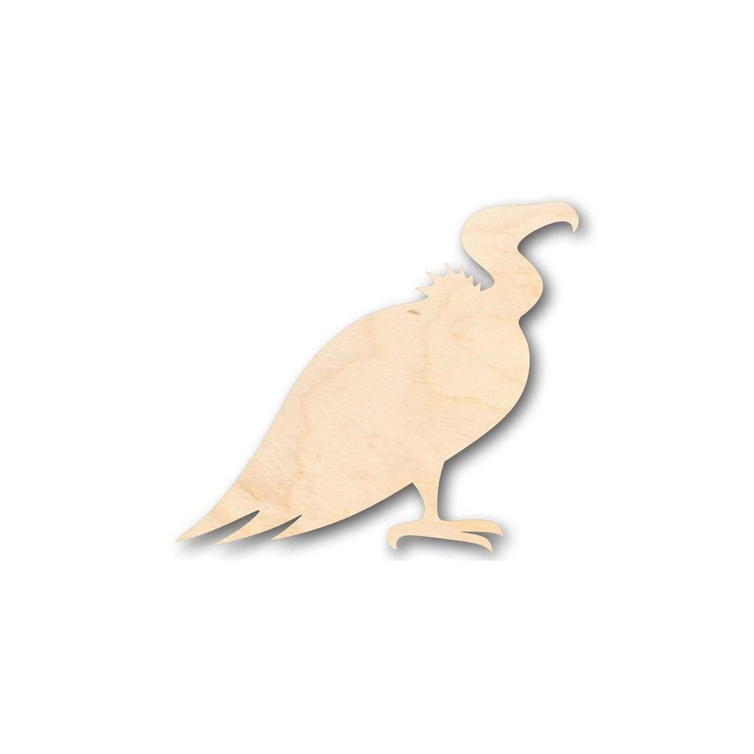 Unfinished Wood Vulture Shape - Animal - Wildlife - Craft - up to 24