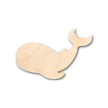 Load image into Gallery viewer, Unfinished Wooden Whale Shape - Ocean - Nursery - Craft - up to 24&quot; DIY-24 Hour Crafts
