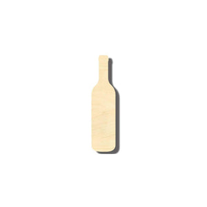 Unfinished Wooden Wine Bottle Shape - Craft - up to 24" DIY-24 Hour Crafts
