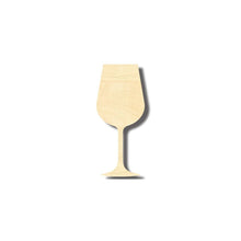 Load image into Gallery viewer, Unfinished Wooden Wine Glass Shape - Craft - up to 24&quot; DIY-24 Hour Crafts
