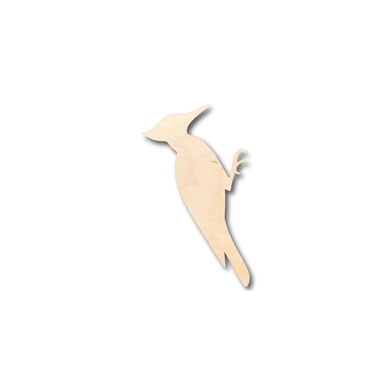 Unfinished Wooden Woodpecker Shape - Animal - Wildlife - Craft - up to 24" DIY-24 Hour Crafts