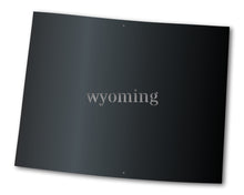 Load image into Gallery viewer, Metal Wyoming Wall Art - Custom Metal US State Sign - 14 Color Options
